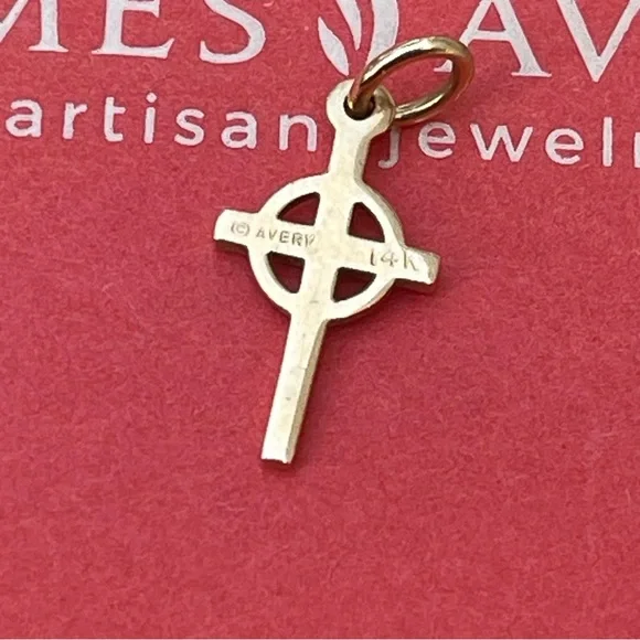 James Avery 14k yellow gold cross